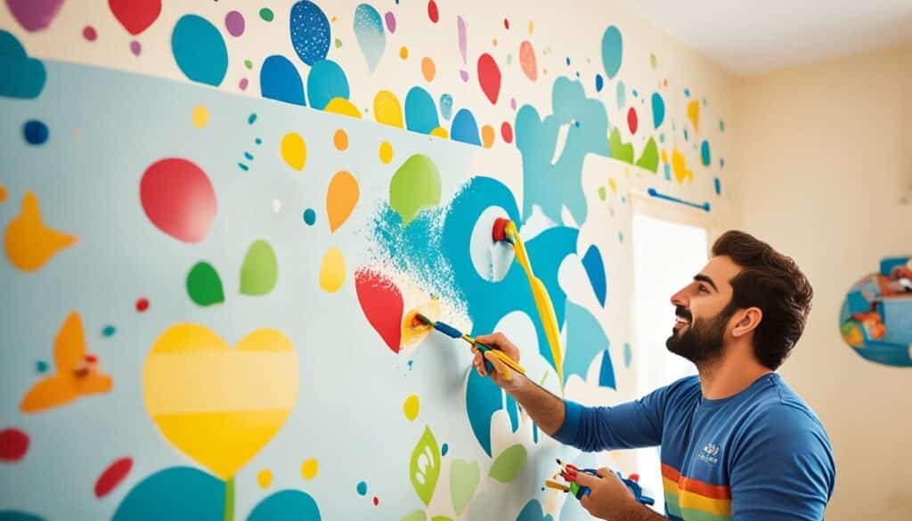 اصباغ ورق جدران الكويت